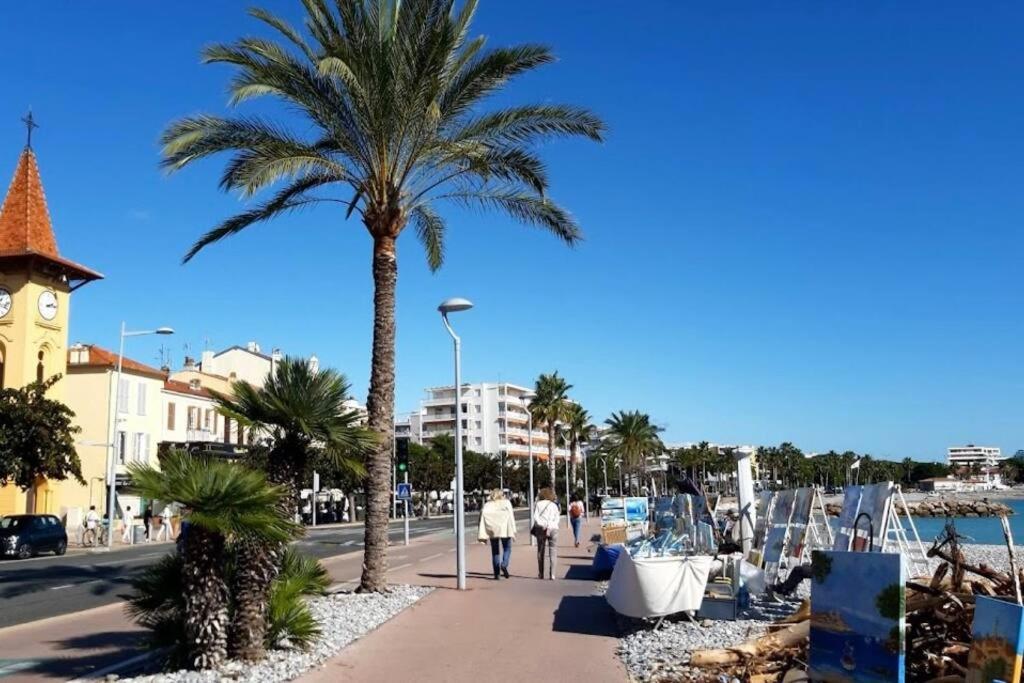 Studio Cosy Terrasse Front Mer Cagnes-sur-Mer Eksteriør billede